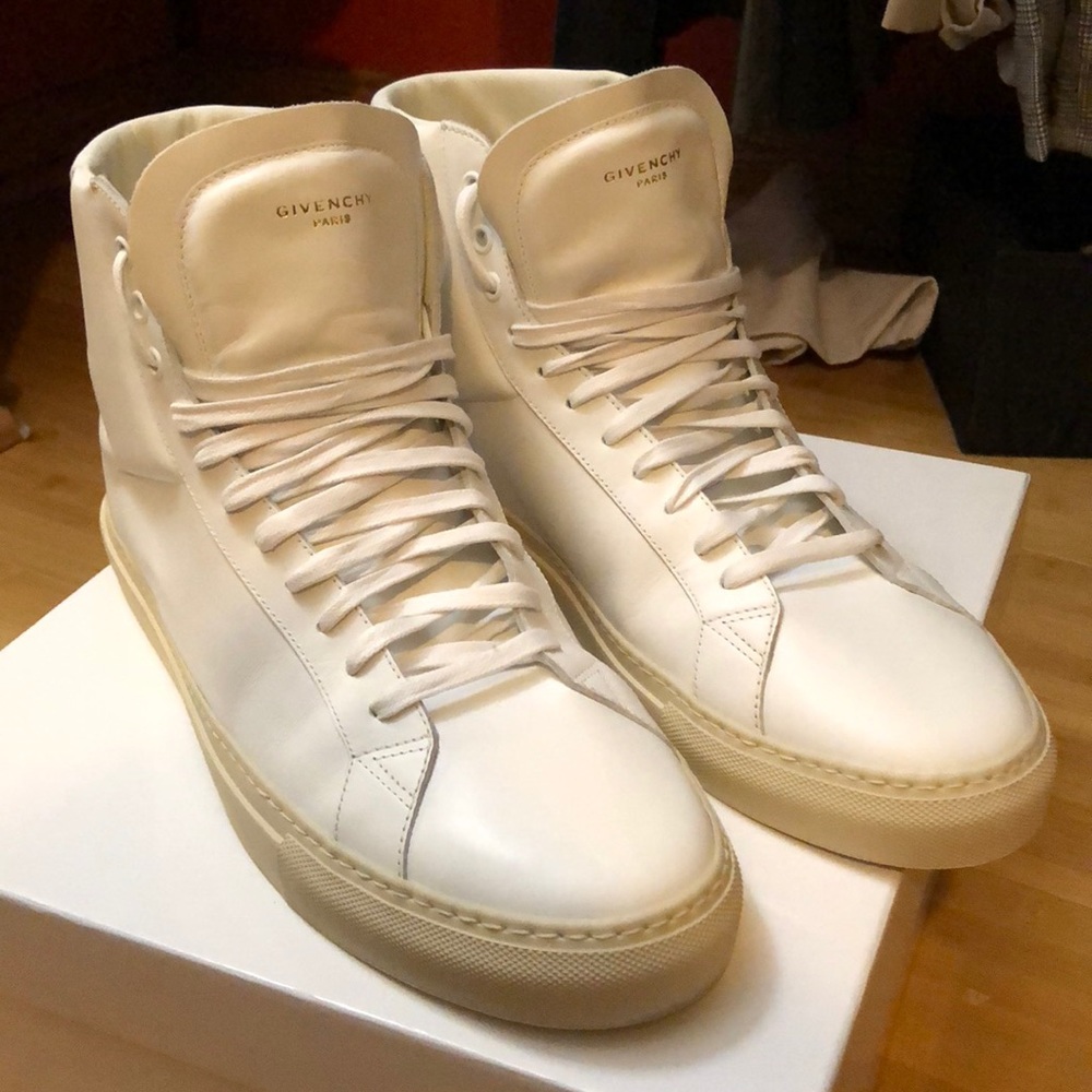 New Givenchy white Urban Knots hightop sneaker